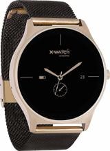 Xlyne X-Watch Joli XW Pro Smartwatch Fitness-Uhr Sportuhr Kalorienverbrauch Wecker rosegold schwarz