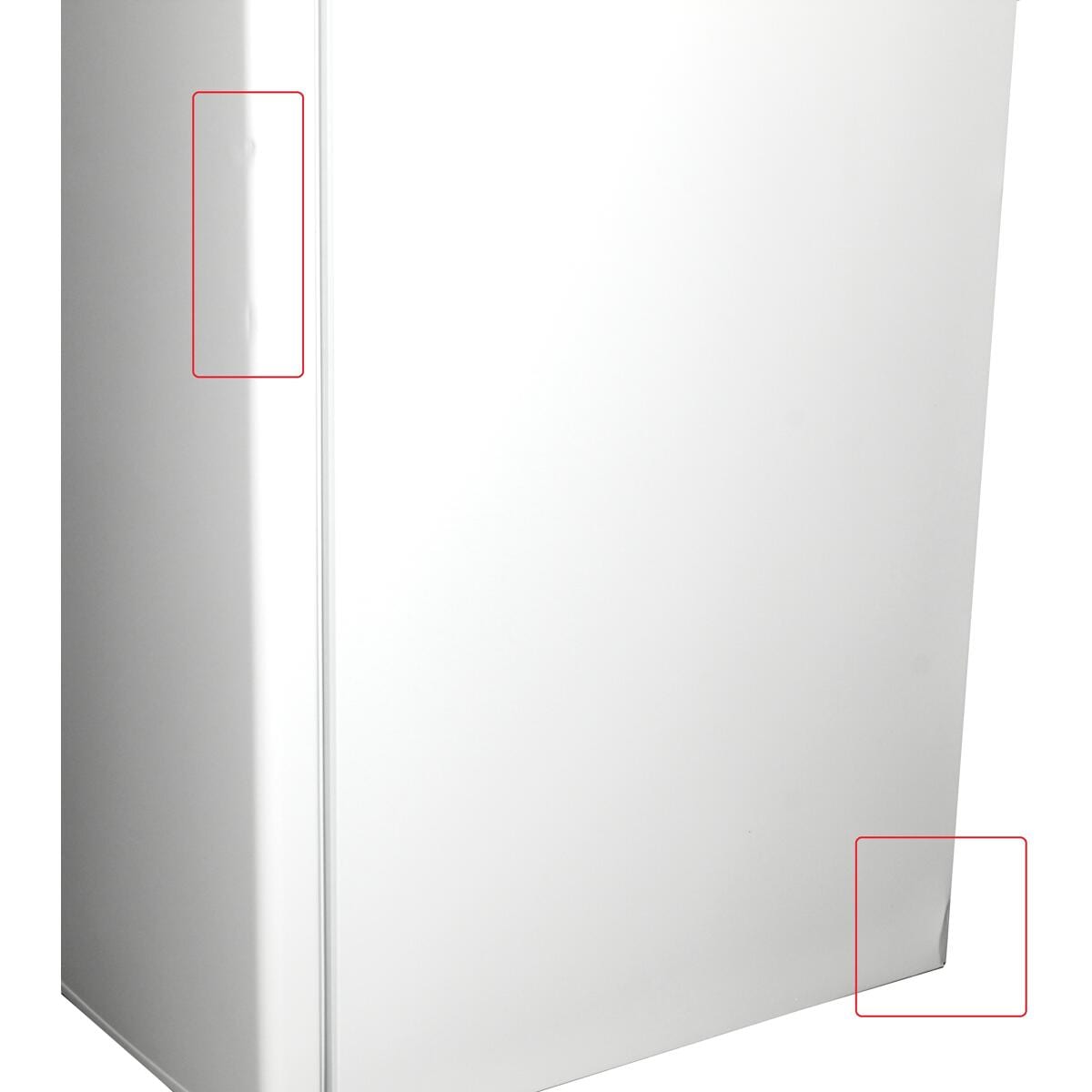 Exquisit KS16-4-E-040E Stand-Kühlschrank 55cm breit weiß Gefrierfach 109 Liter LED-Beleuchtung mit