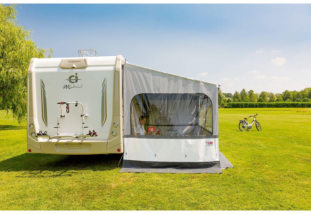 Fiamma Side W Pro F35 Van Markisen-Seitenwand mit Fenster Camping Wohnwagen Wohnmobil