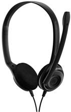 Epos PC 8 On USB Ear Stereo-Headset kabelgebunden Mikrofon-Stummschaltung Lautstärkeregelung schwarz
