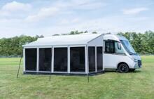 Wigo One Side Markisen-Seitenwand links 250cm Höhe L 245-259cm Camping