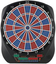 Bull"s Flash RB-Sound LED Elektronik-Dartboard Dartscheibe 8 Spieler schwarz