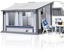 Herzog Meran Color DC Wohnwagen-Vorzelt Wintervorzelt Ganzjahreszelt Gr. 4 340x210cm Camping grau