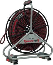 Runpotec 10167 Zugseil Polyester mit Haspel 120m