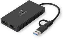 Renkforce RF-VDA-301 Display Adapter für Apple HDMI USB schwarz