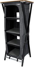 Brunner Mercury Cross Square Faltschrank Campingschrank Küchenschrank high grau
