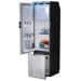 Vitrifrigo Slim 150 Kompressor-Kühlschrank 41,7cm breit 140 Liter 12V 24V 75W mit Gefrierfach grau