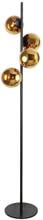 Eco-Light Altair LED-Standleuchte Stehleuchte 40W 3000K bernstein schwarz