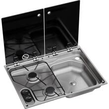 Dometic CVC1600G Kocher-Spülenkombination Becken rechts 1,1kW Camping Wohnwagen Wohnmobil