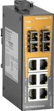Weidmüller IE-SW-EL08-6TX-2SC Industrial Ethernet Switch 8 Port 100MBit/s Blockklemme Tragschiene