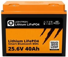 Liontron LiFePO4 LX Smart Lithium Batterie Versorgungsbatterie 25,6V 40Ah BMS BT Bluetooth Camping Wohnmobil Wohnwagen