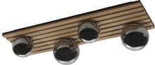 Just Light Green Stika Deckenleuchte G9 20W Akustikpaneel Holz
