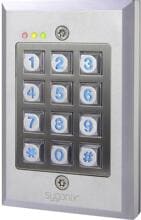 Sygonix Codeschloss Zahlencode 12-24V/AC DC beleuchtete Tastatur IP65 Aufputz Unterputz Edelstahl