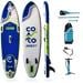 Coasto Amerigo SUP-Hybridboard Stand Up Paddle 315x84x15cm Pumpe blau weiß