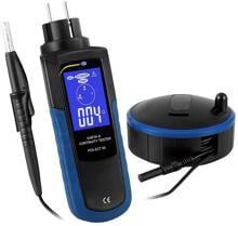 PCE Instruments PCE-ECT 50 Erdungsmessgerät Erdungstester Erdungsprüfer 230V schwarz blau