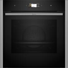 Neff B64CS31N0 N90 Einbau-Backofen 59,6cm breit 71 Liter Hydrolytisch TFT-Display Grill CircoTherm Kindersicherung schwarz edelstahl