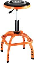 Bahco BLE305 Werkstatthocker Drehhocker höhenverstellbar orange schwarz
