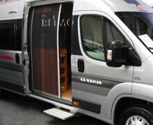 Horrex Insektenschutztür Plissee Schiebetür für Fiat Ducato H2/H3 ab Bj. 07/2006 Camping Wohnwagen