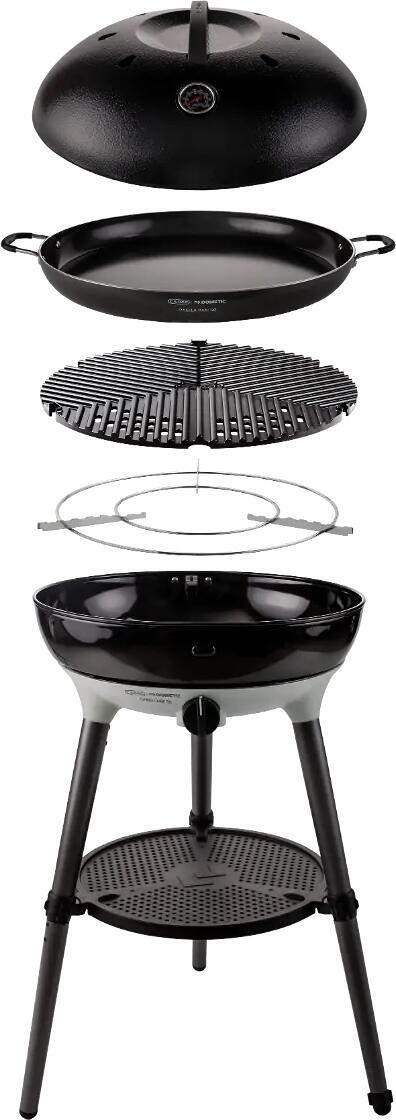CADAC Carri Chef 50 BBQ/Dome/Paella pan Gasgrill Campinggrill 50mbar Exklusiv Wagner Edition schwarz