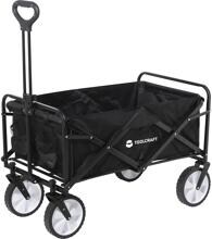 Toolcraft TO-9626610 Handwagen Bollerwagen Transportwagen max. 80kg faltbar schwarz