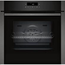 Neff B6ACJ7AG3 N50 Einbau-Backofen 59,4cm breit 71 Liter Pyrolyse TouchControl Grillfunktion Kindersicherung Hide Tür Air Fry graphite grey