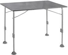 Travellife Barletta Campingtisch Klapptisch Garten Terrasse Outdoor 115x70cm kratzfest grau