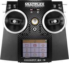 Multiplex SX 12 RC-Fernsteuerung Hand-Fernsteuerung 2,4GHz schwarz