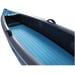 Coasto Russel aufblasbares Kajak Schlauchboot 1-Person 360x75cm schwarz blau