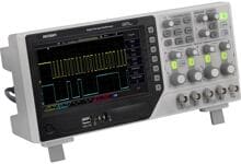 Voltcraft DSO-1204E Digital-Oszilloskop 2MHz 4-Kanal 1 GSa/s 64 kpts 8 Bit Digital-Speicher grau