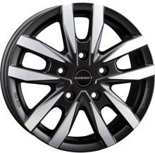 Borbet CW5 Alufelge für Fiat Ducato 6x16" 5x118mm ET 68mm black polished matt