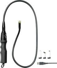 Voltcraft BS-17+ USB-Endoskop Kamera Sonde Ø 8mm Länge 93cm Bild-Funktion Video LED-Beleuchtung schwarz
