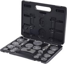 KS Tools 150.2035 Kfz Bremskolben-Rückstell-Werkzeug-Satz sandgestrahlt 18-tlg