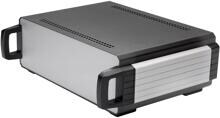 Axxatronic CDIC00007-CON Tisch-Gehäuse Einschubgehäuse 400x300x130mm Aluminium anthrazit