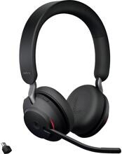 Jabra Evolve2 65 MS Over Ear Headset Telefonkopfhörer Bluetooth USB-C schnurlos schwarz