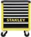 Stanley STST74306-1 Werkstattwagen Werkzeugwagen 7 Schubladen max. 300kg gelb