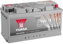 Yuasa YBX5019 Autobatterie Ladezustandsanzeige B03 T1 Zellanlegung 0 100Ah