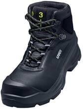 Uvex 3 6874345 Sicherheitsstiefel Arbeitsstiefel S3 Gr. 45 Kunststoffkappe schwarz