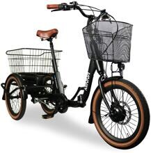 Blaupunkt Minna E-Lastenrad Klappfahrrad E-Bike 20" 3-Gang Tiefeneinsteiger schwarz