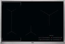 AEG IKE84441XB autarkes Induktions-Kochfeld 80cm breit Glaskeramik CountUp-Timer DirectControl Edelstahlrahmen