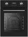 PKM EBO6-45 Einbau-Backofen 45cm breit 50 Liter Grillfunktion Timer TouchDisplay schwarz