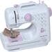 Emerio SEW-121820 Freiarmnähmaschine 12 Programme weiß lila