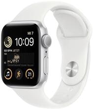 Apple Watch SE 2022 Smartwatch Fitness-Uhr Sportuhr 40mm GPS Alu Sport weiß