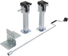 AL-KO StandFix Universal Kurbelstütze 330-530mm hinten lange Ausführung Camping Wohnmobil