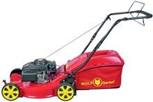 Defekt Bastler Wolf-Garten 12D-POKC650 Benzin-Rasenmäher Rasenpflege mit Radantrieb Heckauswurf 70 Liter rot