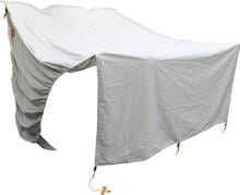 Dorema Seitentunnel Windschutz Gr.3 240-270cm für Traveller Modular Camping Wohnwagen grau