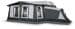 Dorema Luxor Air 280 All Season Wohnwagen-Vorzelt Campingzelt Reisemobil Gr. 16 1025-1050cm anthrazit grau