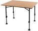 Camp4 Tjörn Campingtisch Kapptisch Garten Outdoor Terrasse 100x68cm Bambus-Dekor