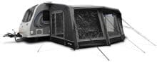 Vango Tuscany Pro Air 500 Vorzelt 325x205x500cm Wohnwagen Camping aufblasbar shadow grey