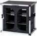 Isabella Double Campingschrank Faltschrank Küchenschrank Wohnwagen Wohnmobil 84x50x81cm schwarz
