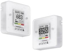 Aranet Aranet4 Home CO2-Messgerät Luftqualität Temperaturmessfunktion 1100 ppm °C % hPa weiß